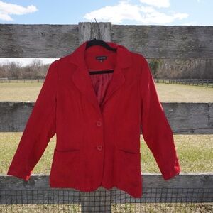 Vintage Y2k Red Blazer - Lightweight